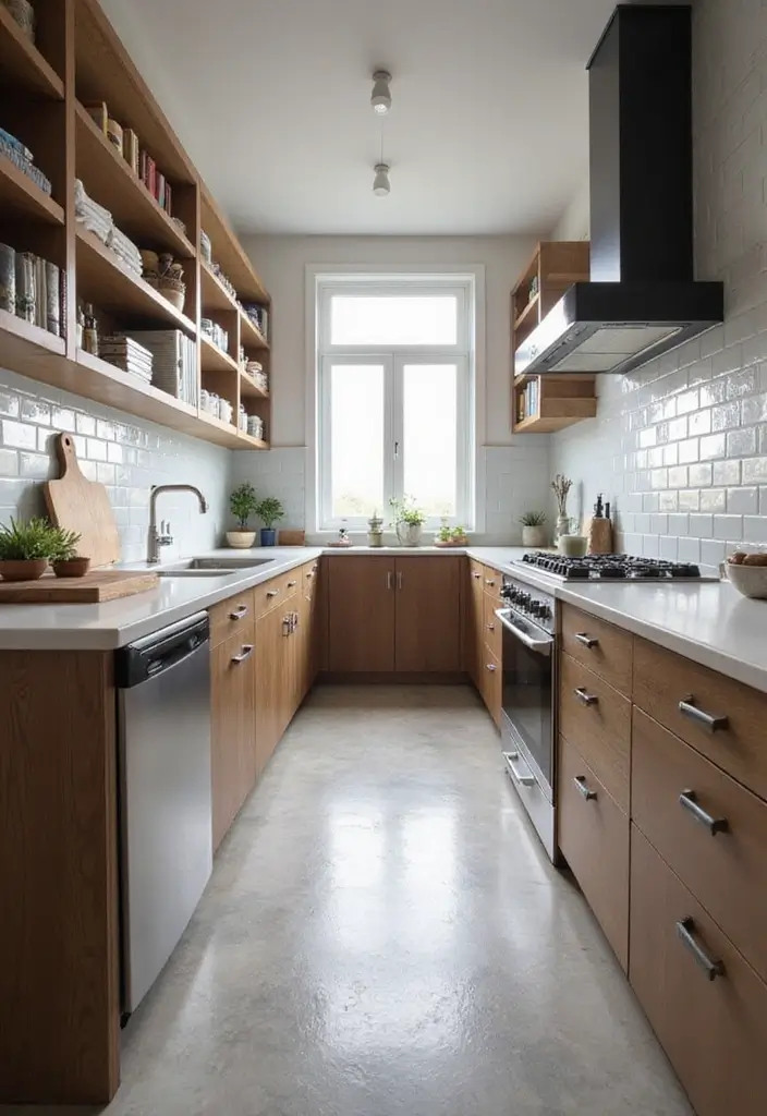 29 Very Small Kitchen Layout Ideas That Actually Work 8 29 Very Small Kitchen Layout Ideas That Actually Work - 2. The Galley Kitchen