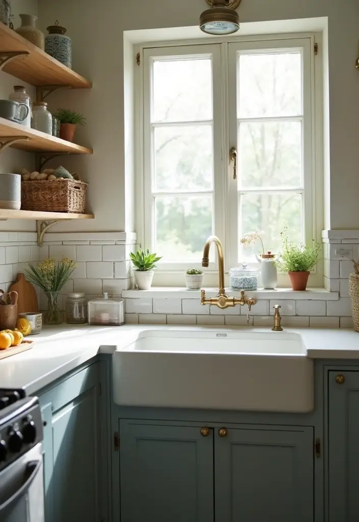 29 Very Small Kitchen Layout Ideas That Actually Work 43 29 Very Small Kitchen Layout Ideas That Actually Work - 7. Corner Sink Magic