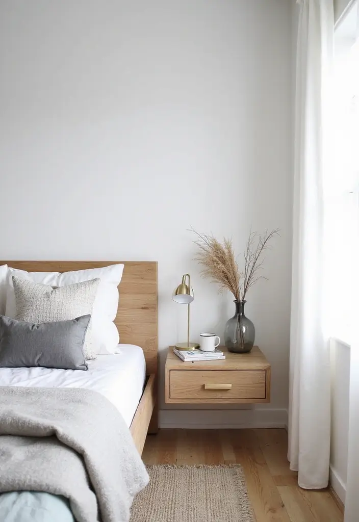 30+ Bedroom Storage Ideas To Declutter And Refresh Your Space 64 30+ Bedroom Storage Ideas To Declutter And Refresh Your Space - 10. DIY Floating Nightstands