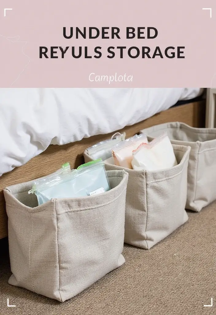 30+ Bedroom Storage Ideas To Declutter And Refresh Your Space 8 30+ Bedroom Storage Ideas To Declutter And Refresh Your Space - 2. Under-Bed Storage Bins
