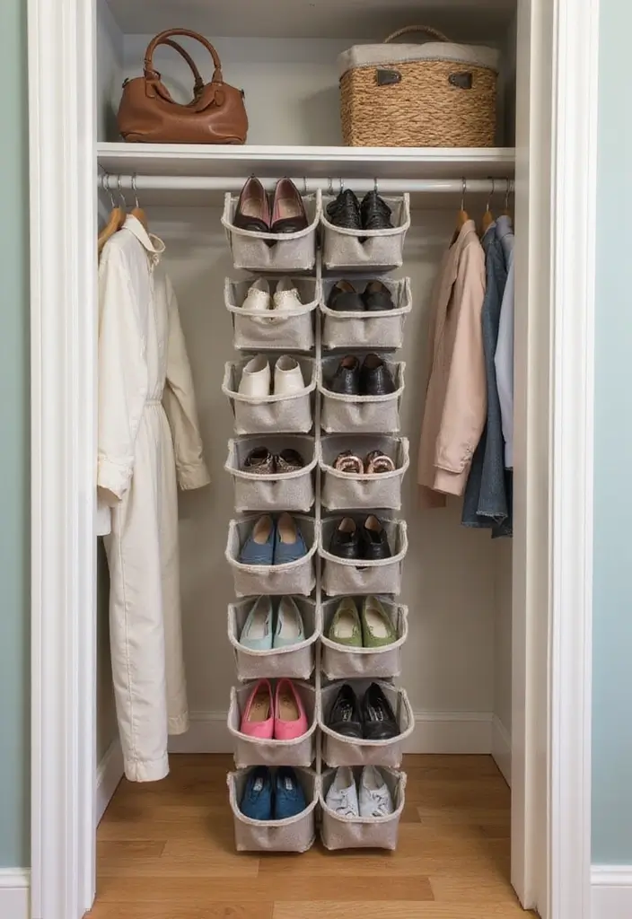 30+ Bedroom Storage Ideas To Declutter And Refresh Your Space 141 30+ Bedroom Storage Ideas To Declutter And Refresh Your Space - 21. Closet Door Organizers