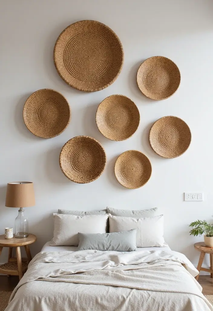 30+ Bedroom Storage Ideas To Declutter And Refresh Your Space 148 30+ Bedroom Storage Ideas To Declutter And Refresh Your Space - 22. Woven Wall Baskets