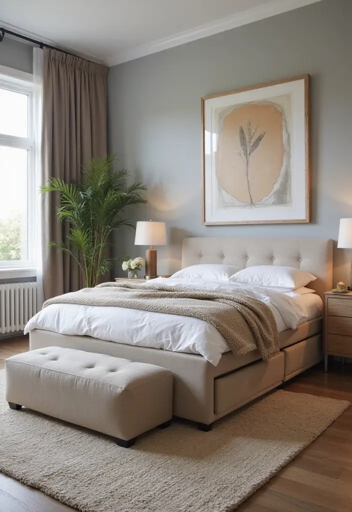 30+ Bedroom Storage Ideas To Declutter And Refresh Your Space 22 30+ Bedroom Storage Ideas To Declutter And Refresh Your Space - 4. Multi-Functional Furniture