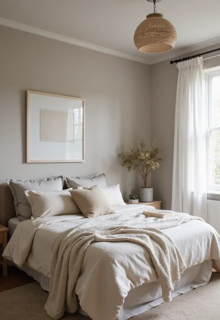 30+ Bedroom Wall Ideas For A Relaxing Modern Retreat 1 30+ Bedroom Wall Ideas For A Relaxing Modern Retreat - 1. Soft Neutral Shades