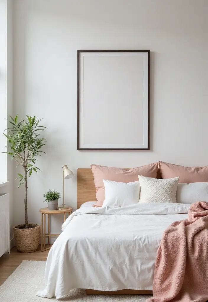 30+ Bedroom Wall Ideas For A Relaxing Modern Retreat 78 30+ Bedroom Wall Ideas For A Relaxing Modern Retreat - 12. DIY Canvas Art