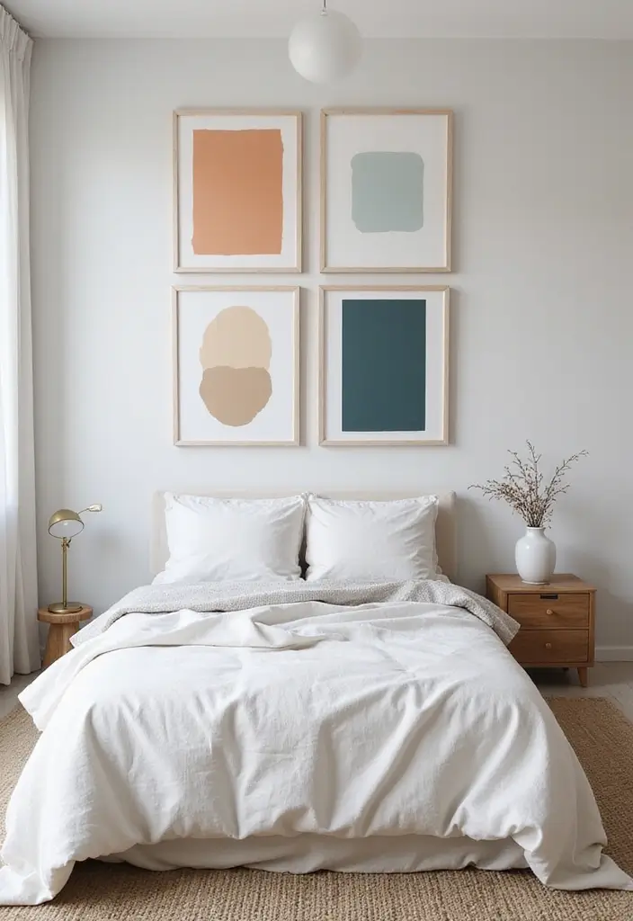 30+ Bedroom Wall Ideas For A Relaxing Modern Retreat 92 30+ Bedroom Wall Ideas For A Relaxing Modern Retreat - 14. Floating Frame Displays