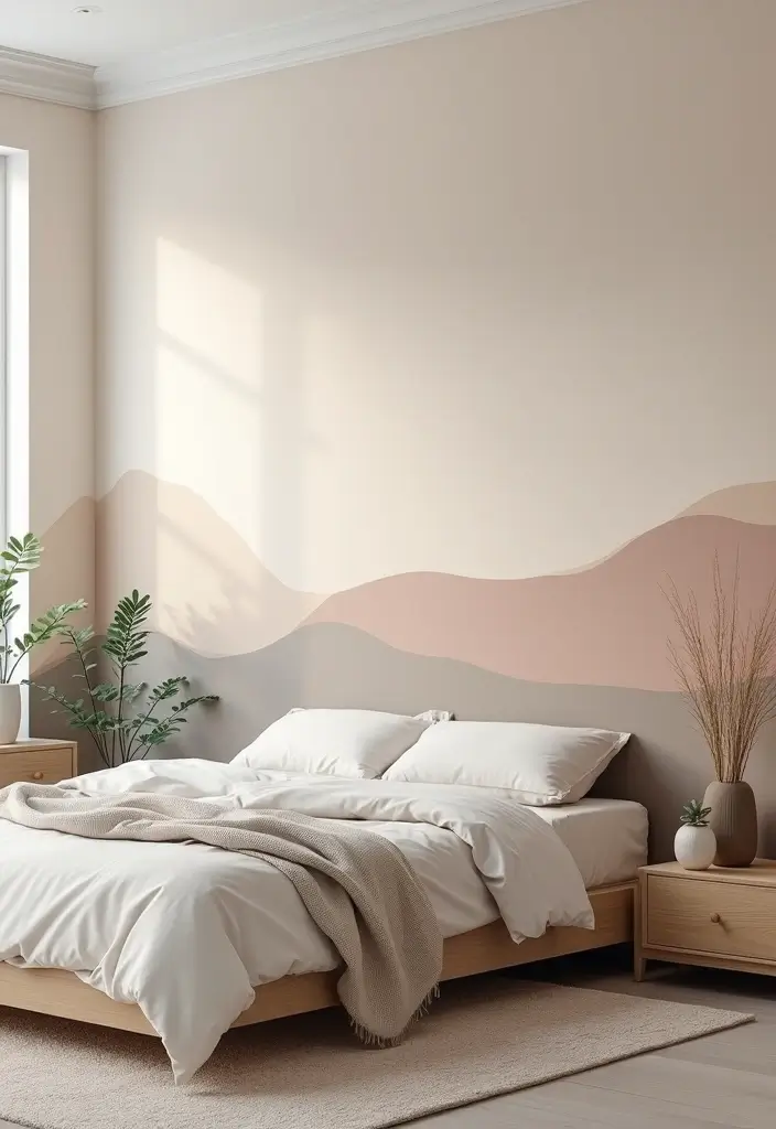 30+ Bedroom Wall Ideas For A Relaxing Modern Retreat 169 30+ Bedroom Wall Ideas For A Relaxing Modern Retreat - 25. Layered Wall Paint