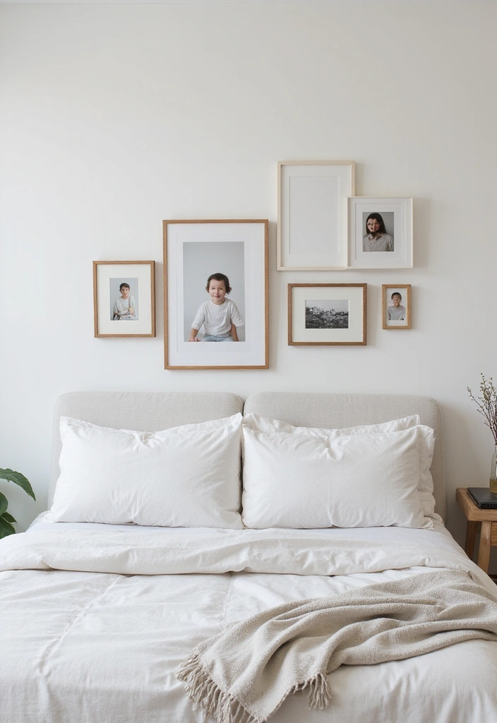 30+ Bedroom Wall Ideas For A Relaxing Modern Retreat 176 30+ Bedroom Wall Ideas For A Relaxing Modern Retreat - 26. Minimalist Frames