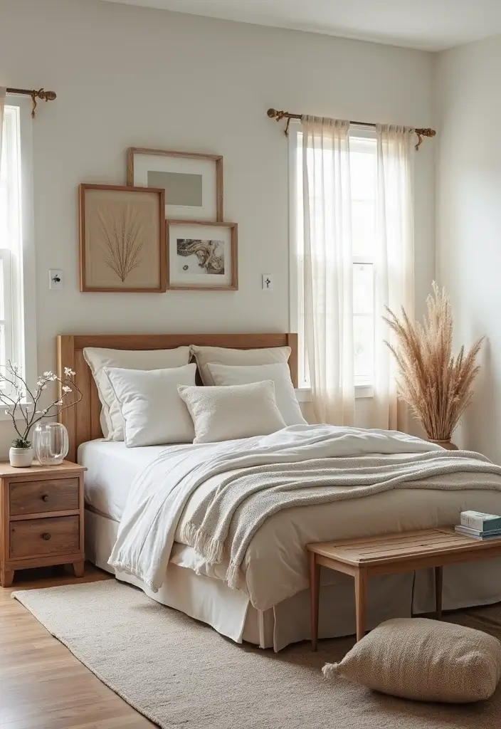30+ Bedroom Wall Ideas For A Relaxing Modern Retreat 197 30+ Bedroom Wall Ideas For A Relaxing Modern Retreat - 29. Seasonal Decor Switches