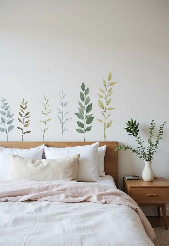 30+ Bedroom Wall Ideas For A Relaxing Modern Retreat 57 30+ Bedroom Wall Ideas For A Relaxing Modern Retreat - 9. Wall Decals