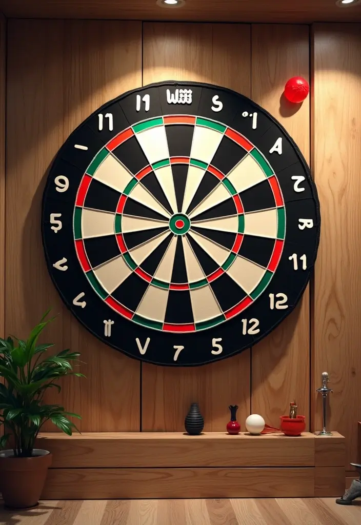 30+ Dart Board Wall Ideas That Look Cool and Protect Your Walls 183 30+ Dart Board Wall Ideas That Look Cool and Protect Your Walls - 27. Unique Dart Board Material Options