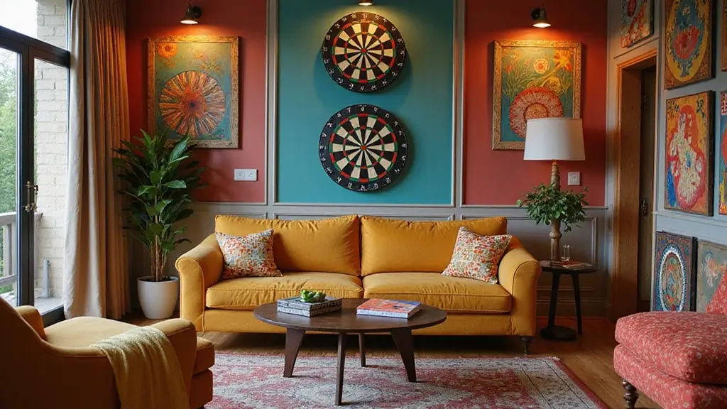 30+ Dart Board Wall Ideas That Look Cool and Protect Your Walls