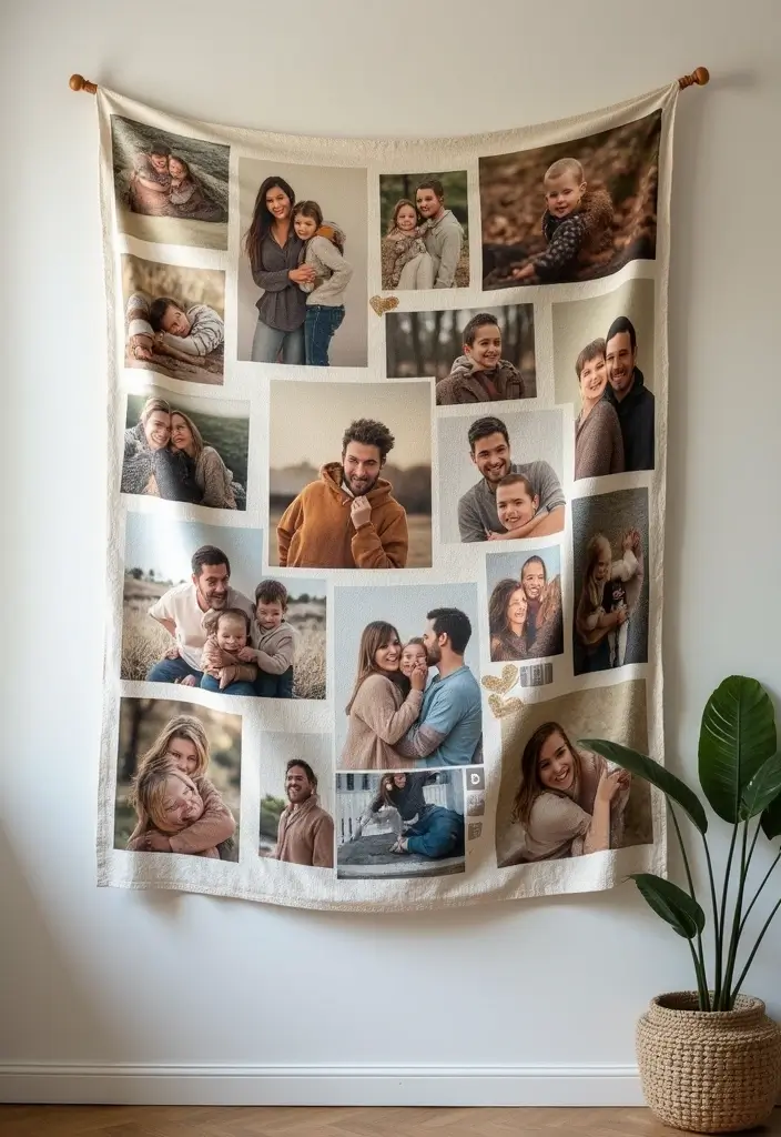 30+ Family Picture Wall Ideas That Tell Your Story Beautifully 180 30+ Family Picture Wall Ideas That Tell Your Story Beautifully - 28. Tapestry of Memories
