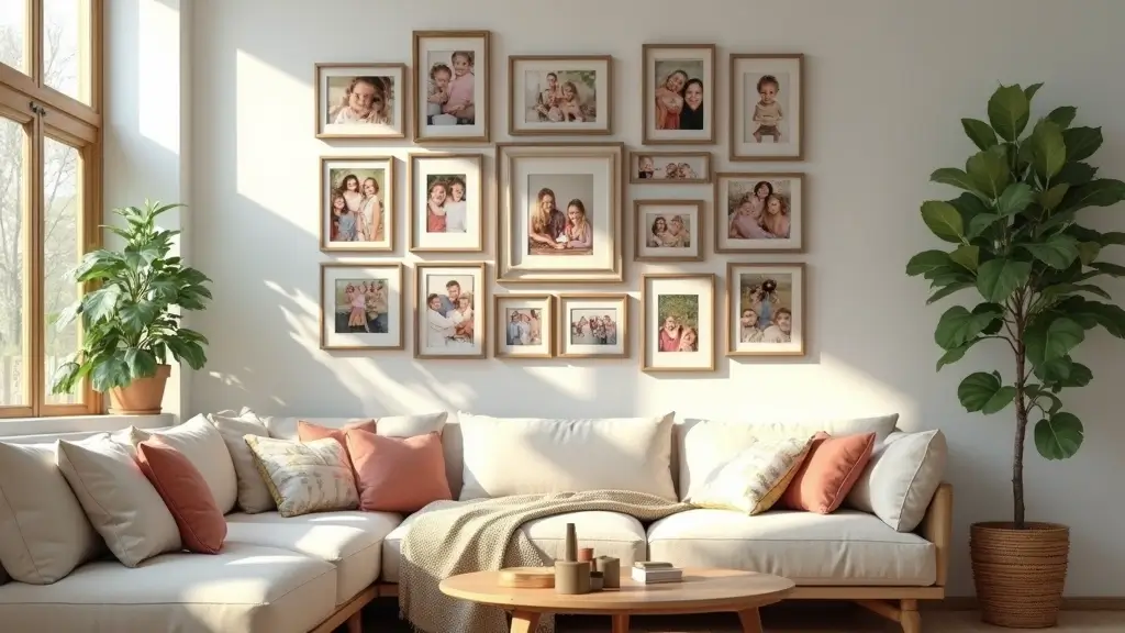 30+ Family Picture Wall Ideas That Tell Your Story Beautifully