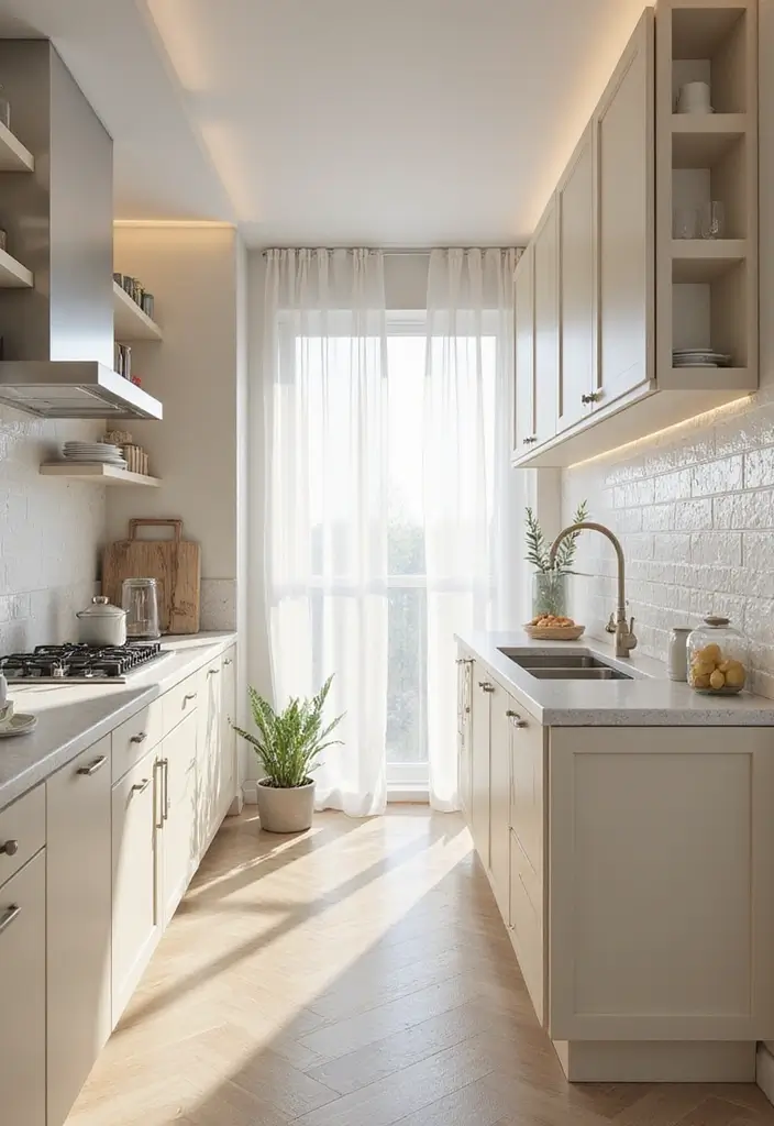 30+ L Shaped Kitchen Ideas That Maximize Corners and Functionality 51 30+ L Shaped Kitchen Ideas That Maximize Corners and Functionality - 11. Bright and Airy