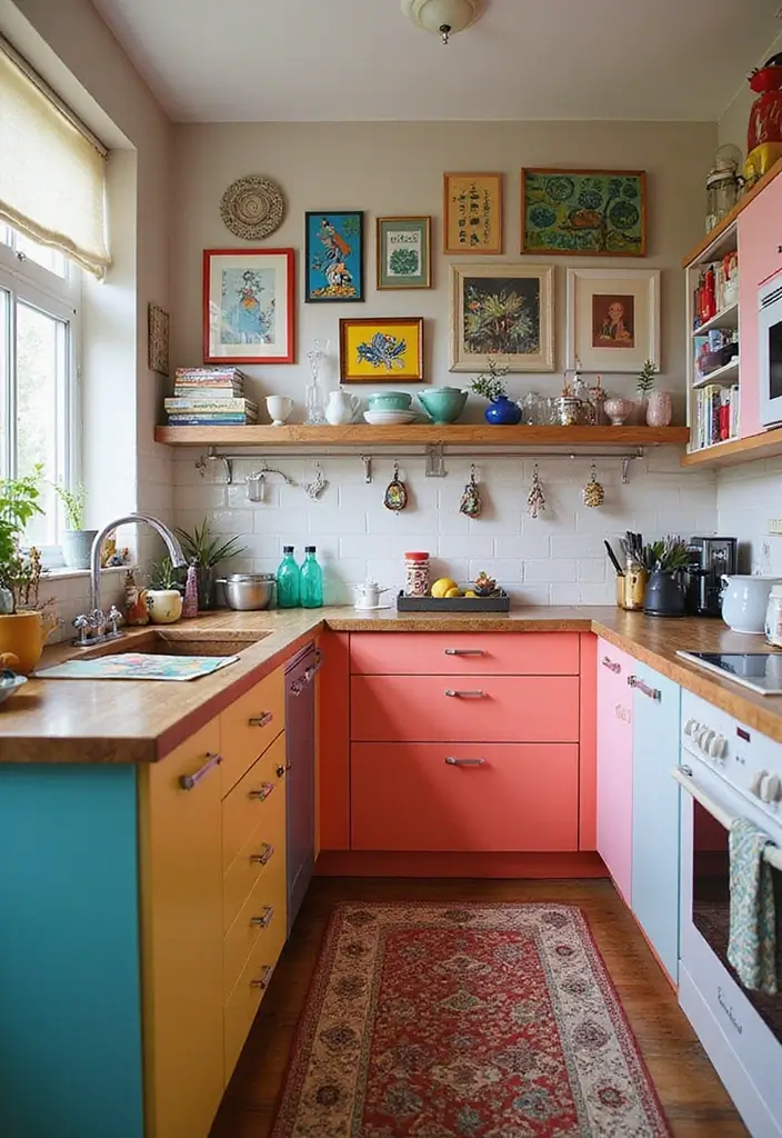 30+ L Shaped Kitchen Ideas That Maximize Corners and Functionality 83 30+ L Shaped Kitchen Ideas That Maximize Corners and Functionality - 17. Artistic Touches