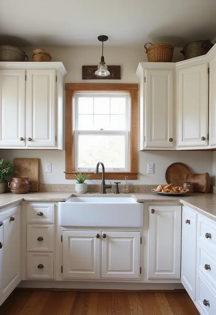 30+ L Shaped Kitchen Ideas That Maximize Corners and Functionality 97 30+ L Shaped Kitchen Ideas That Maximize Corners and Functionality - 19. Farmhouse Flair