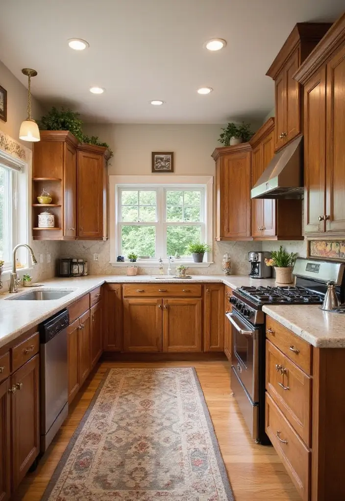 30+ L Shaped Kitchen Ideas That Maximize Corners and Functionality 166 30+ L Shaped Kitchen Ideas That Maximize Corners and Functionality - 30. Personalized Decor