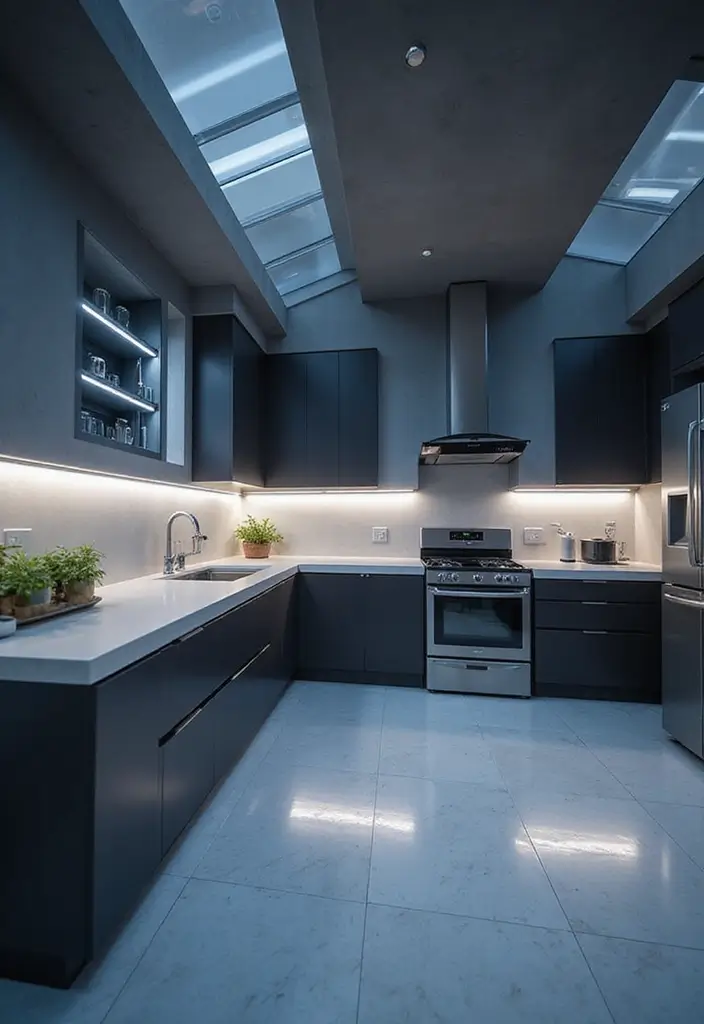 30+ L Shaped Kitchen Ideas That Maximize Corners and Functionality 30 30+ L Shaped Kitchen Ideas That Maximize Corners and Functionality - 6. High Tech Touches