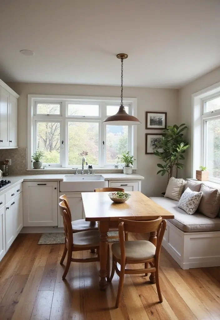 30+ L Shaped Kitchen Ideas That Maximize Corners and Functionality 40 30+ L Shaped Kitchen Ideas That Maximize Corners and Functionality - 8. Integrated Dining