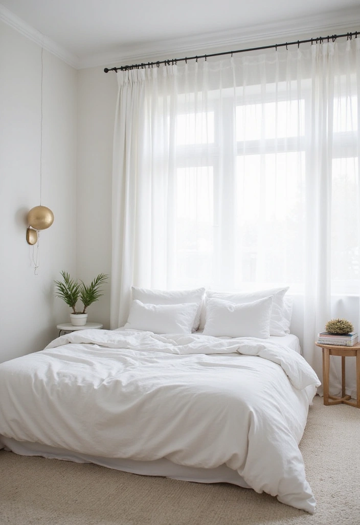30+ Light Bedroom Ideas For Airy Open Spaces 8 30+ Light Bedroom Ideas For Airy Open Spaces - 2. Monochromatic Whites
