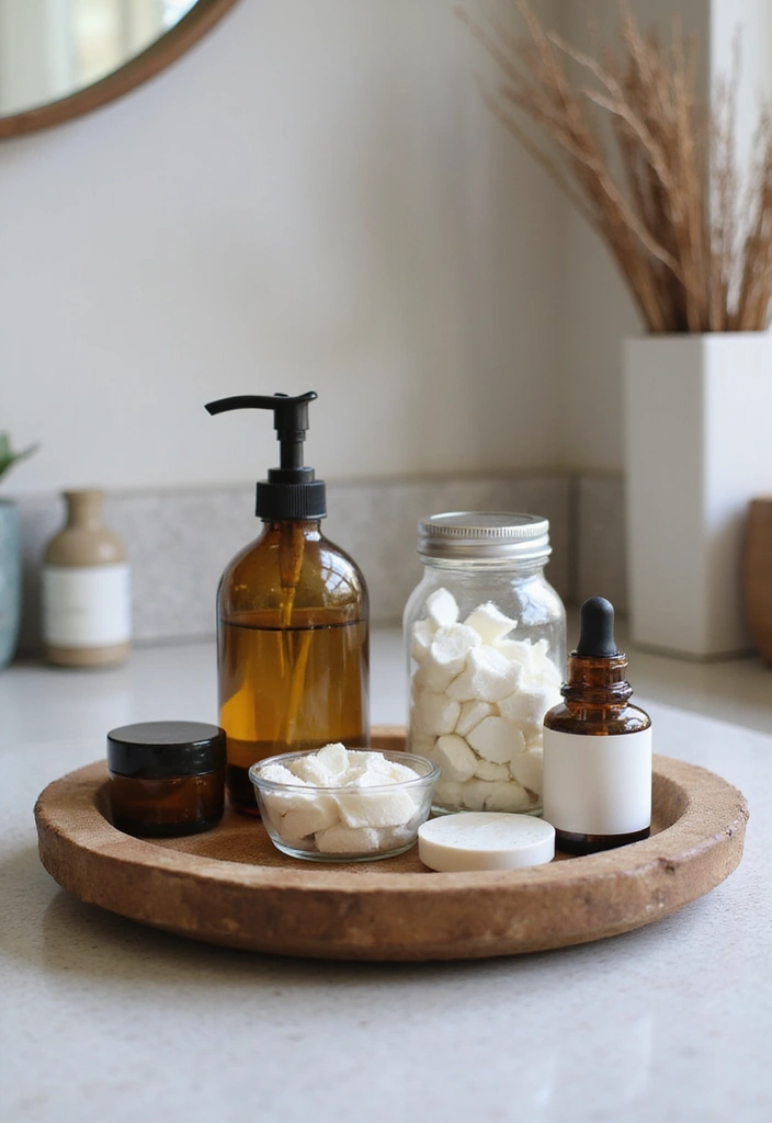 30 Medicine Storage Ideas for Safe and Stylish Home Organization 17. Rustic Wooden Trays