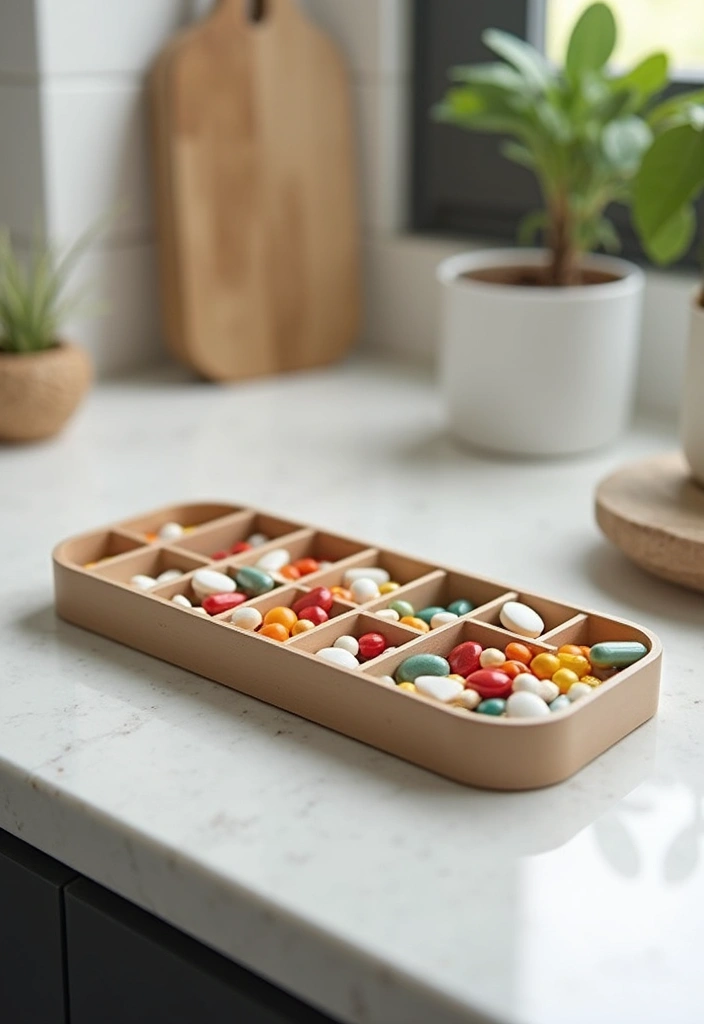 30 Medicine Storage Ideas for Safe and Stylish Home Organization 21. Stylish Pill Organizer