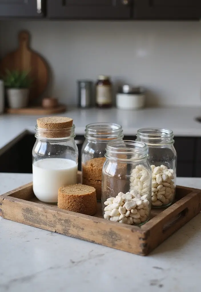 30 Medicine Storage Ideas for Safe and Stylish Home Organization 5. Mason Jar Medicine Station