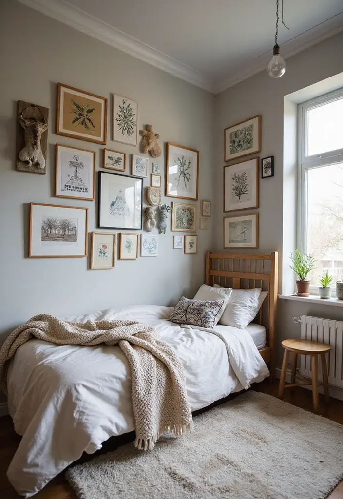 30+ Modern Bedroom Ideas You’ll Want to Copy Instantly 85 30+ Modern Bedroom Ideas You’ll Want to Copy Instantly - 13. Artistic Touches