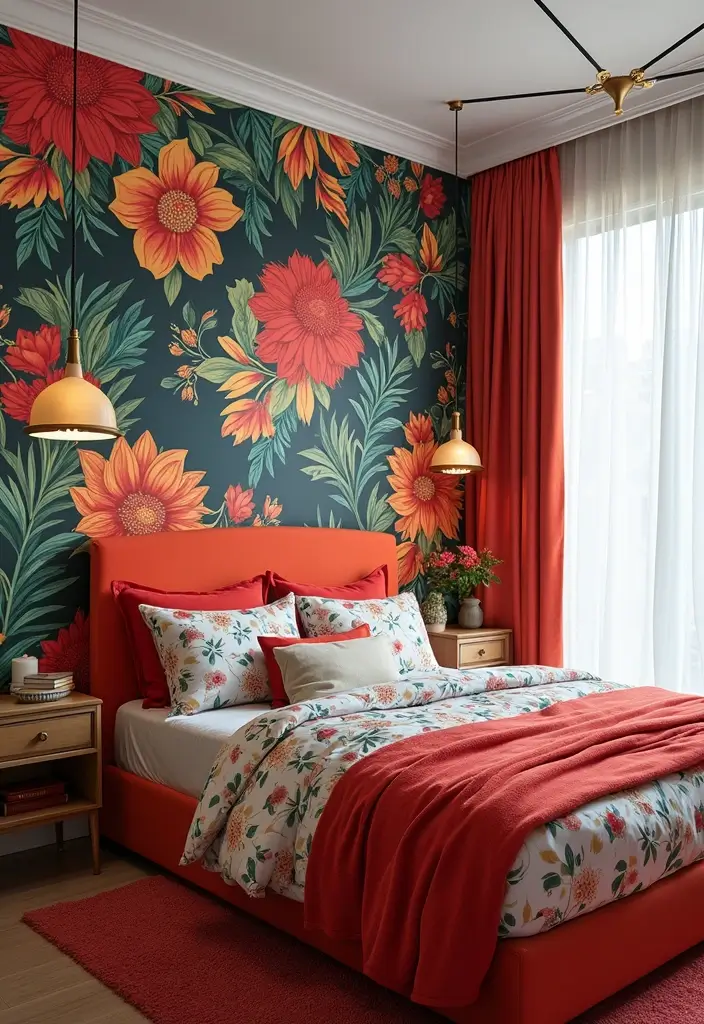 30+ Modern Bedroom Ideas You’ll Want to Copy Instantly 148 30+ Modern Bedroom Ideas You’ll Want to Copy Instantly - 22. Bold Patterns