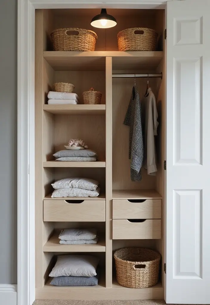 30+ Modern Bedroom Ideas You’ll Want to Copy Instantly 190 30+ Modern Bedroom Ideas You’ll Want to Copy Instantly - 28. Clever Closet Solutions