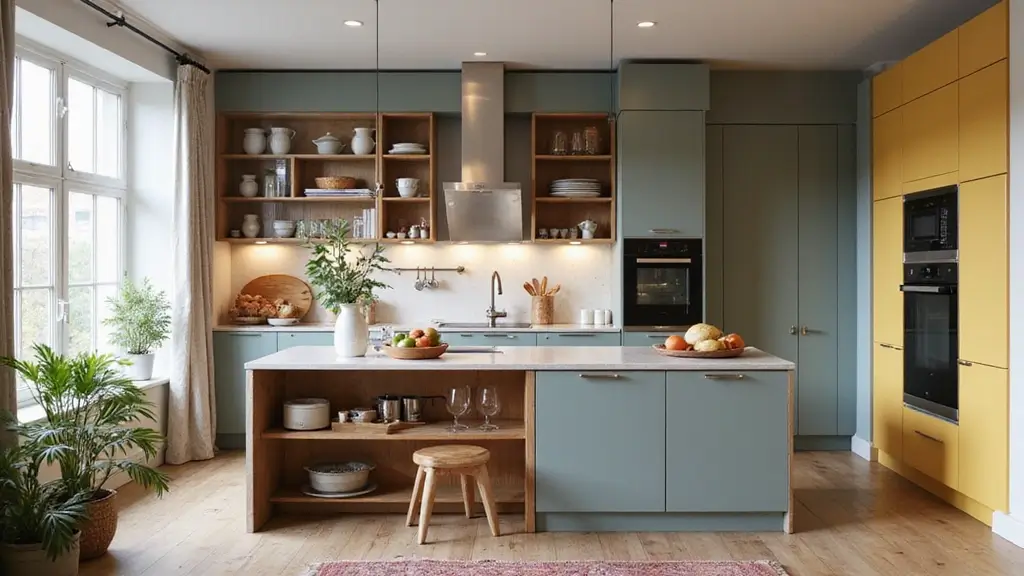 30+ Small Kitchen Ideas with Islands to Add Style and Function