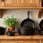 10 Cast Iron Storage Ideas for Heavy Cookware