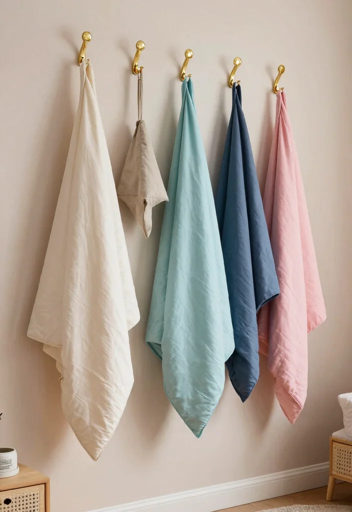 10 Comforter Storage Ideas for Small Homes 4. Hanging Storage Solutions 0