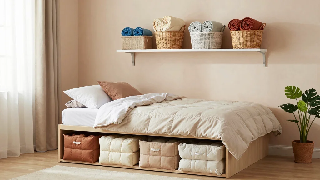 10 Comforter Storage Ideas for Small Homes