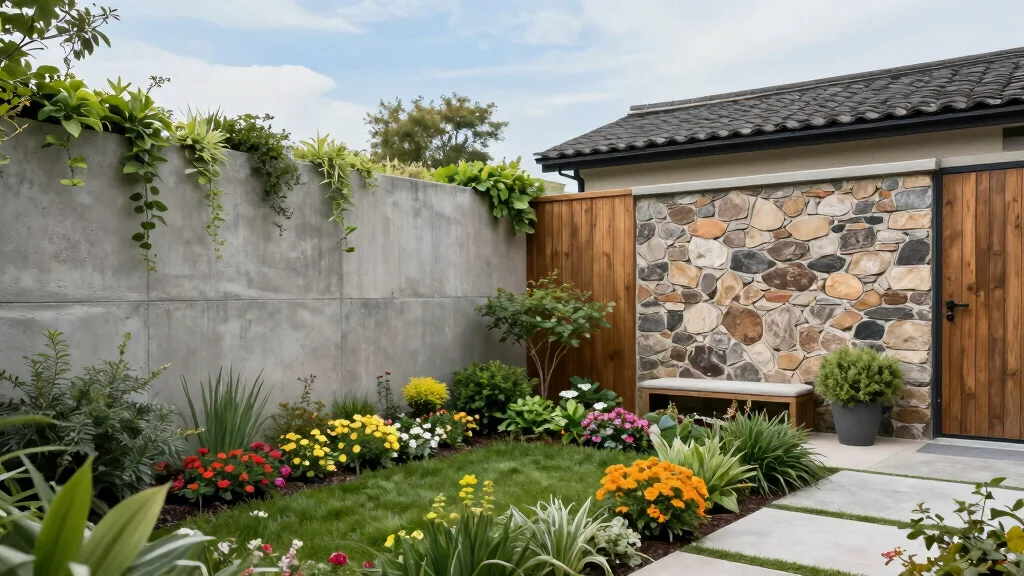 10 Compound Wall Ideas Blending Modern and Traditional Styles - Nuvinhome