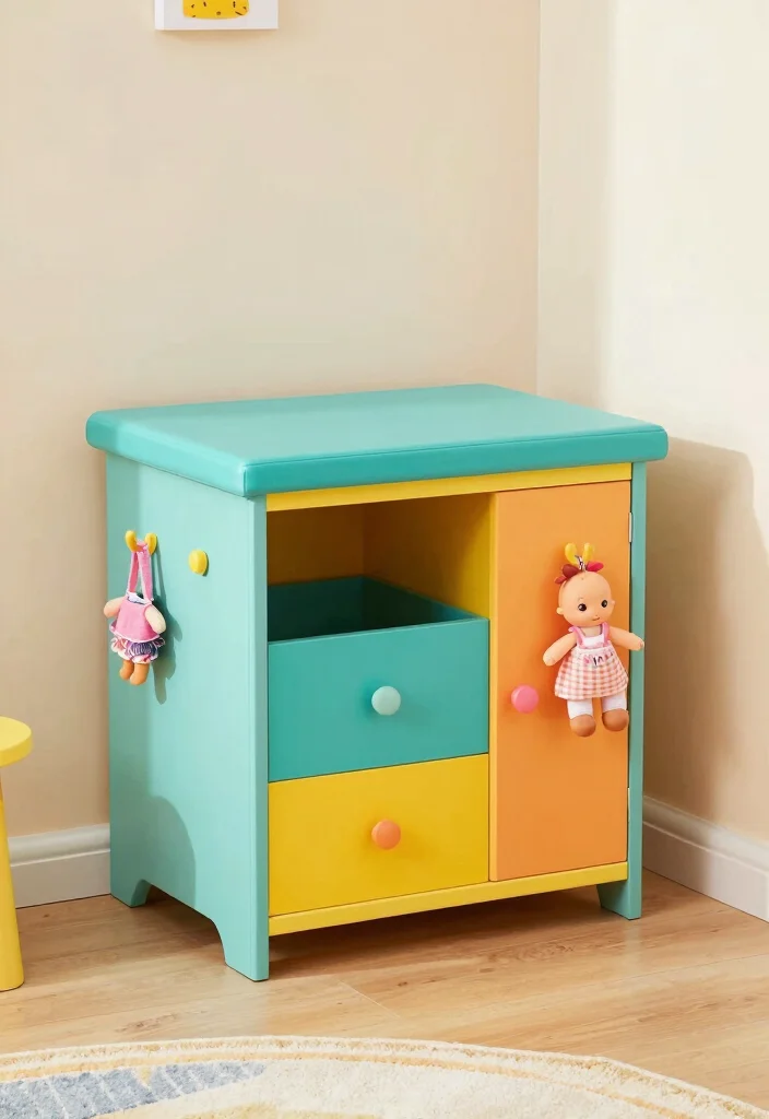 10 Doll Storage Ideas to Keep Play Areas Tidy 8. Toy Chests with Doll Compartments 0