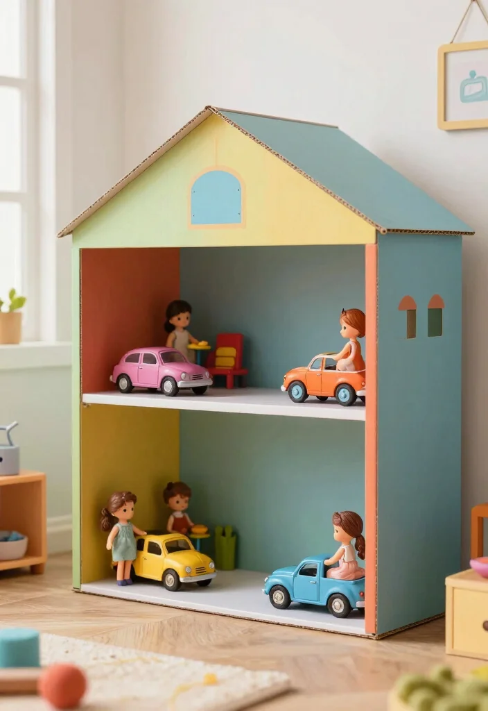 10 Doll Storage Ideas to Keep Play Areas Tidy 9. Doll Garages for Creative Play 0