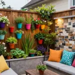 12 Backyard Wall Ideas for Privacy and Visual Interest