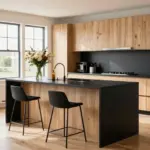 12 Kitchen Ideas with Black Countertops for Bold Contrast