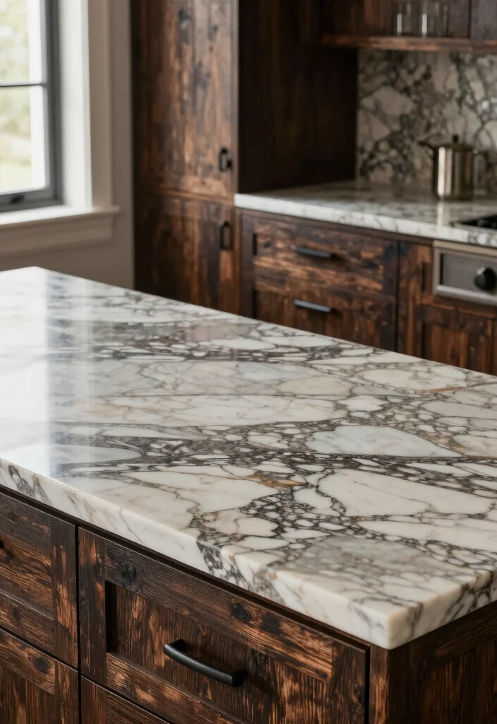 9 Gothic Kitchen Ideas with Dark Dramatic Style 8. Rich Textured Surfaces 0